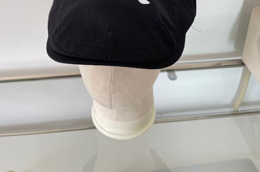 Bow Print Newsboy Cap