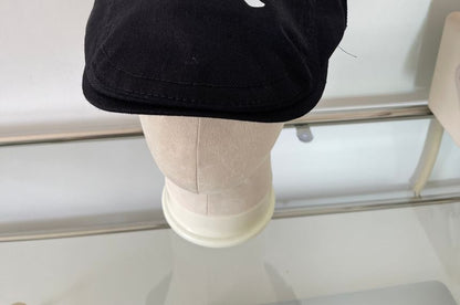 Bow Print Newsboy Cap