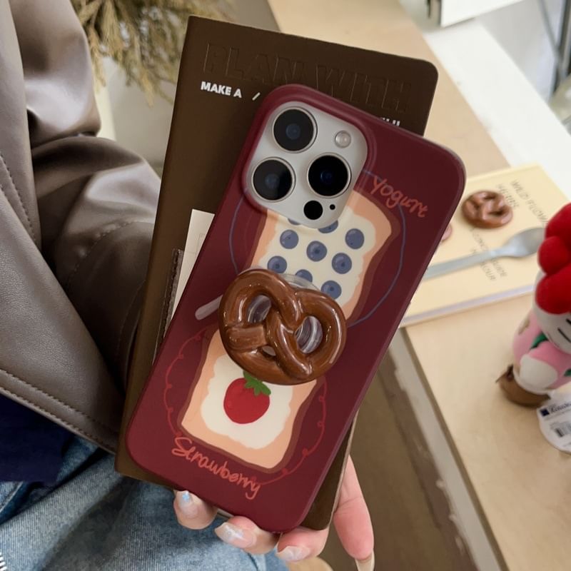 Toast Phone Case - iPhone 16 Pro Max / 16 Pro / 16 Plus / 16 / 15 Pro Max / 15 Pro / 15 Plus / 15 / 14 Pro Max / 14 Pro / 14 Plus / 14 / 13 Pro Max / 13 Pro / 13 / 13 Mini