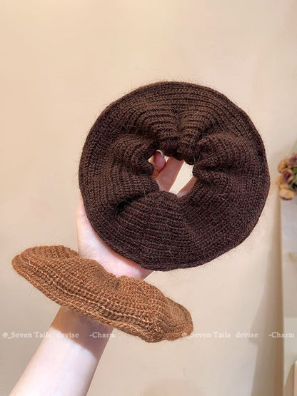 Plain Knit Scrunchie