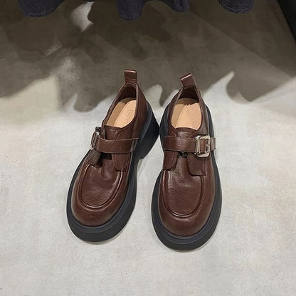 Platform Shoes Buckled