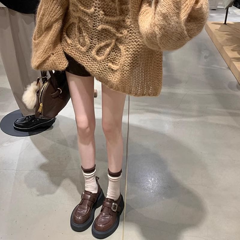 Platform Shoes Buckled