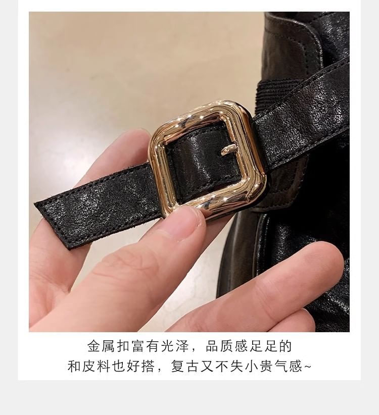 Platform Shoes Buckled