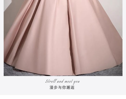 Off-The-Shoulder Two Gown Ball A-Line Evening Tone