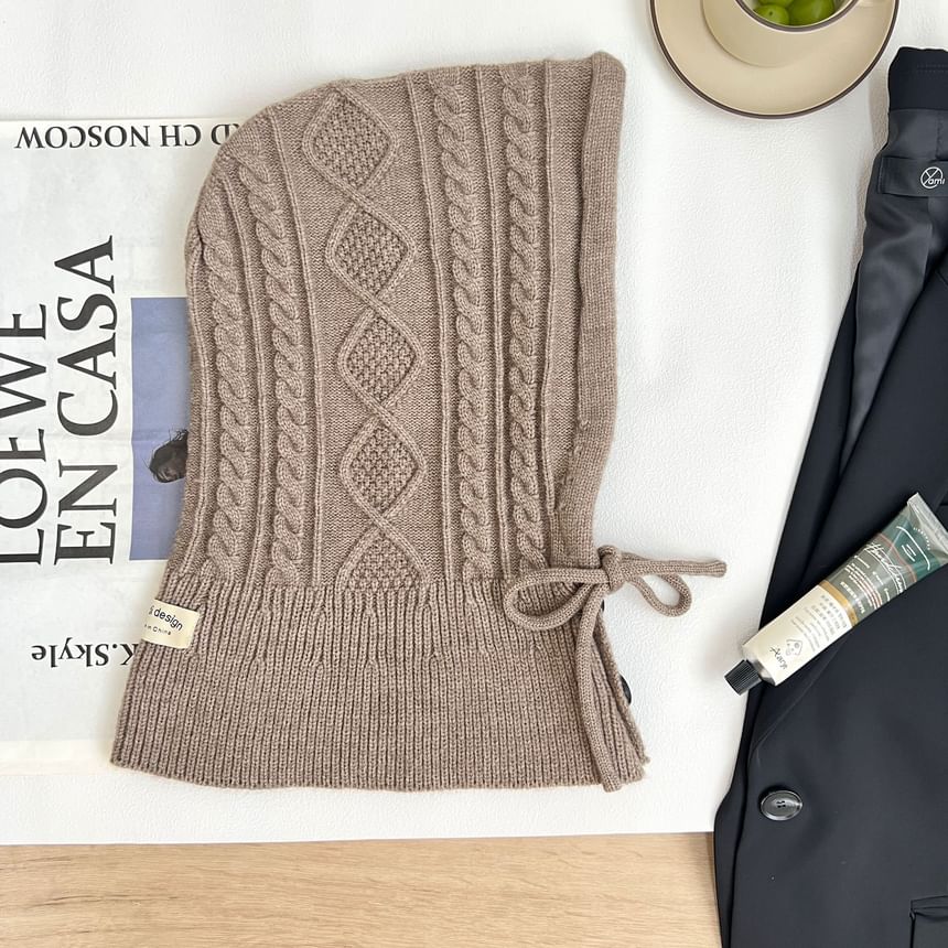 Plain Knit Balaclava / Gloves / Set