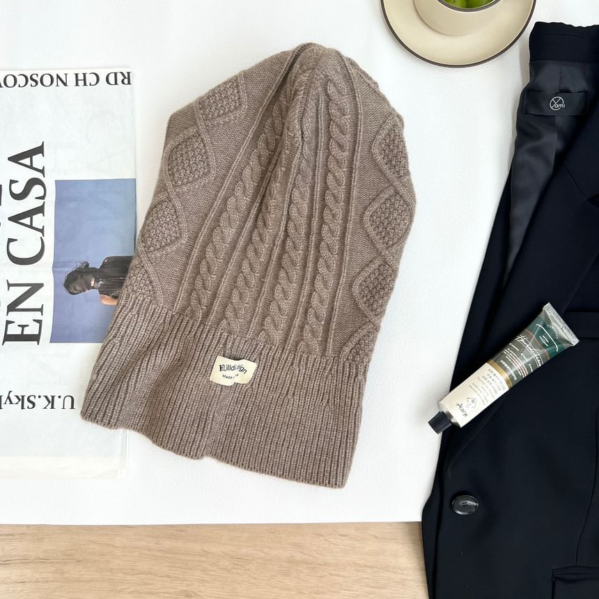 Plain Knit Balaclava / Gloves / Set