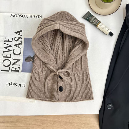 Plain Knit Balaclava / Gloves / Set