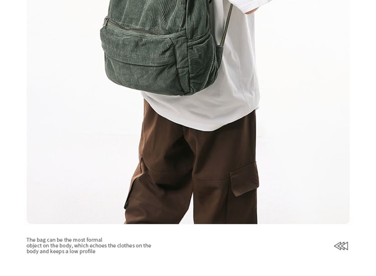 Corduroy Backpack
