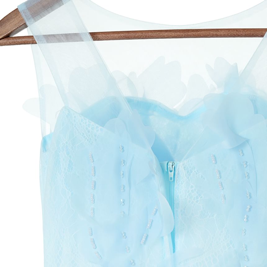 Evening Plain Ruffle Gown A-Line