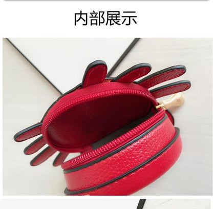 Cartoon Crab Faux Leather Coin Purse