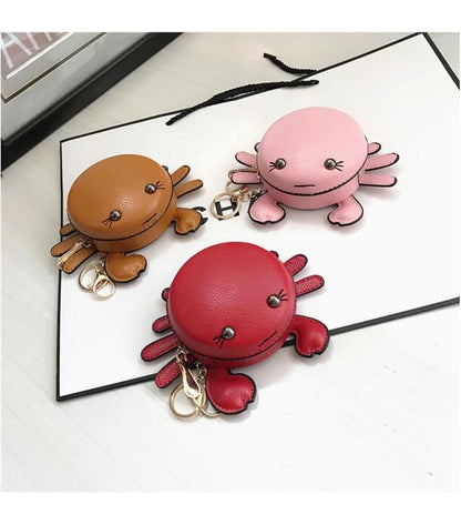 Cartoon Crab Faux Leather Coin Purse