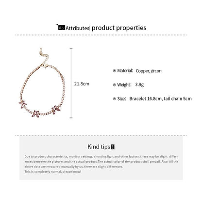 Butterfly Rhinestone Bracelet