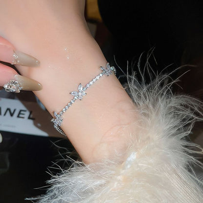 Butterfly Rhinestone Bracelet