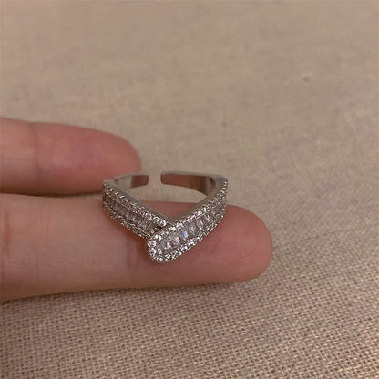 Rhinestone Open Ring (Various Design)
