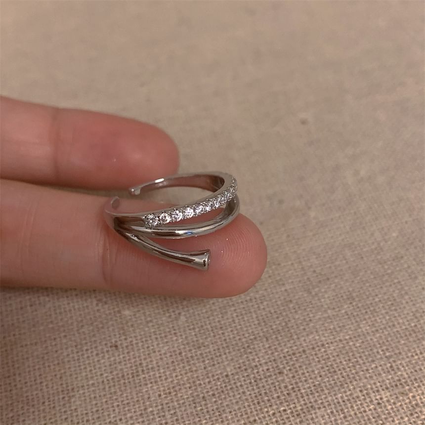 Rhinestone Open Ring (Various Design)