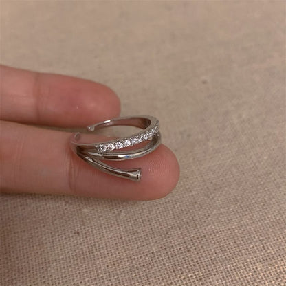 Rhinestone Open Ring (Various Design)