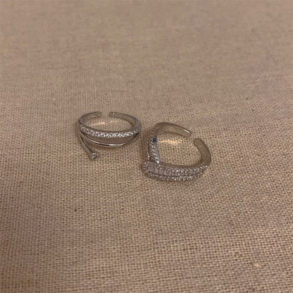 Rhinestone Open Ring (Various Design)