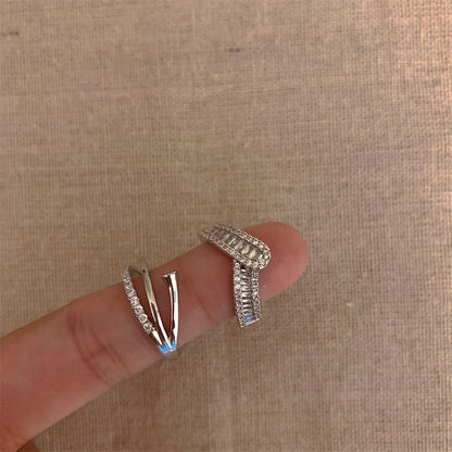 Rhinestone Open Ring (Various Design)