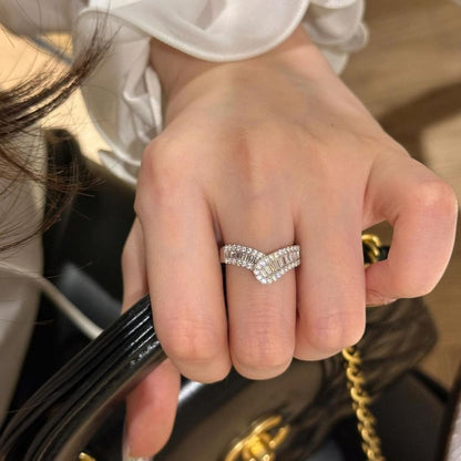 Rhinestone Open Ring (Various Design)