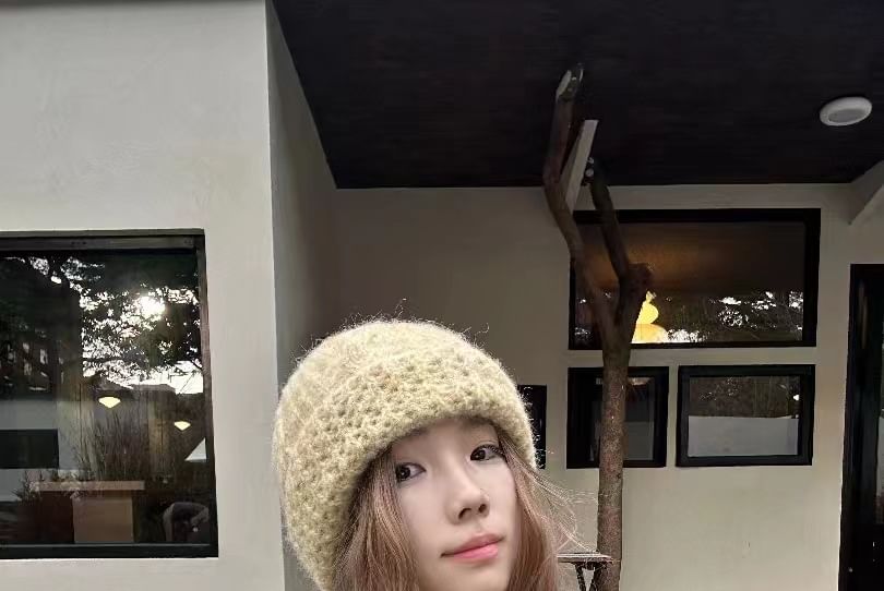 Plain Cable Knit Beanie