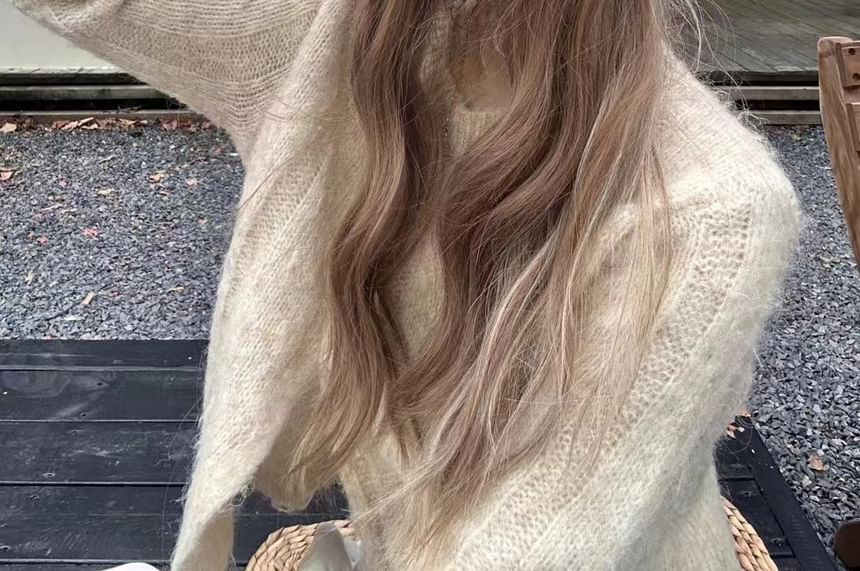 Plain Cable Knit Beanie