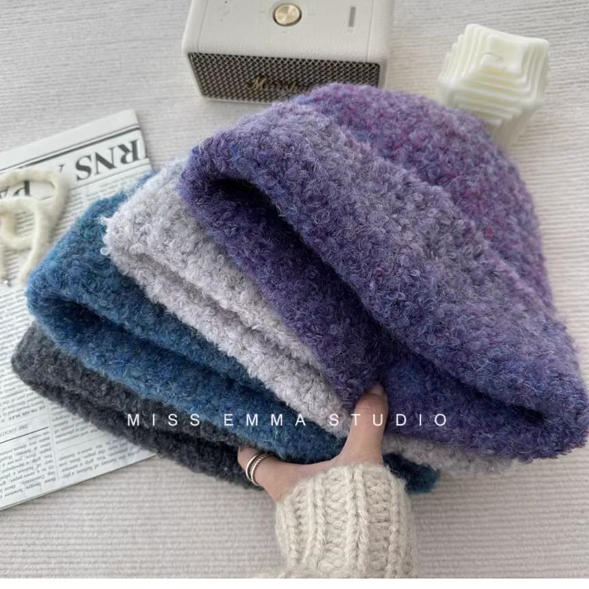 Gradient Cuffed Beanie