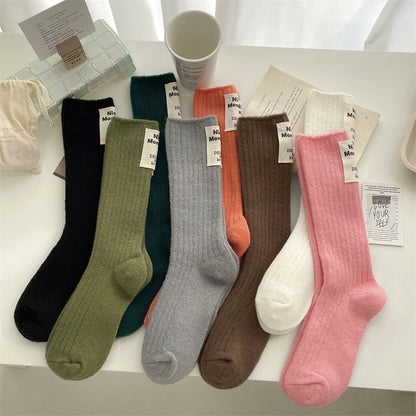 Plain Applique Socks