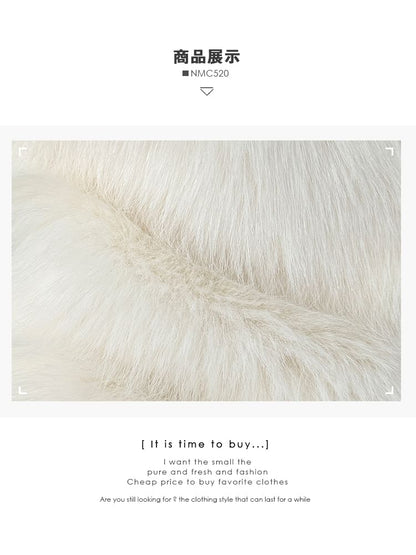 Faux-Fur Vest Jacket