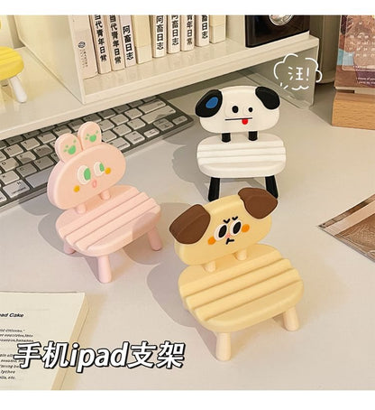 Cartoon Plastic Chair Desktop Phone Stand (Various Designs)