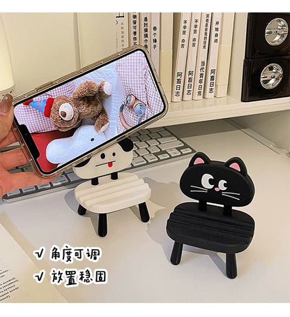 Cartoon Plastic Chair Desktop Phone Stand (Various Designs)