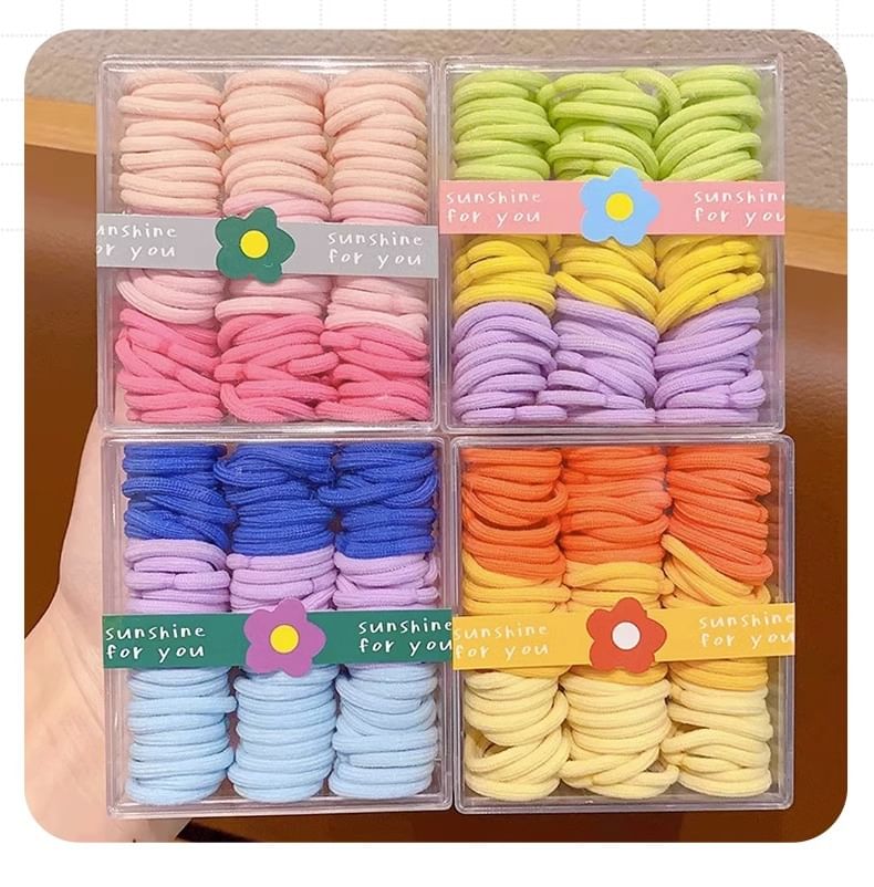 Plain Hair Tie Set