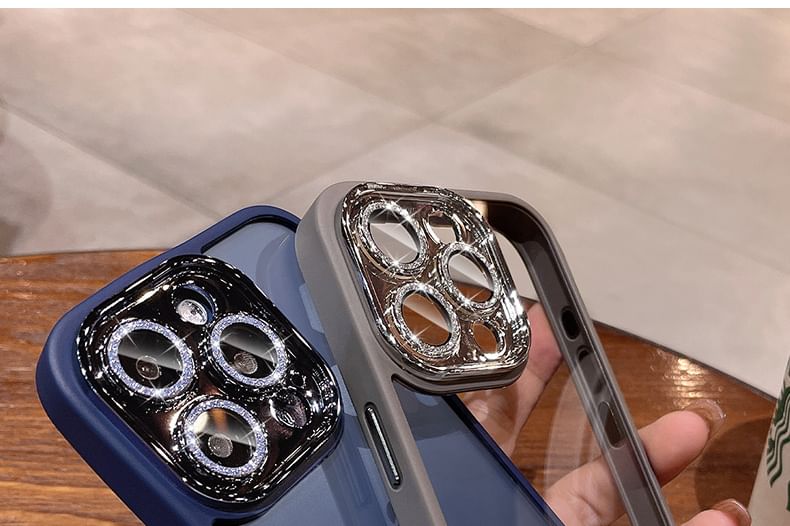 Lens Protection Case Phone Glitter