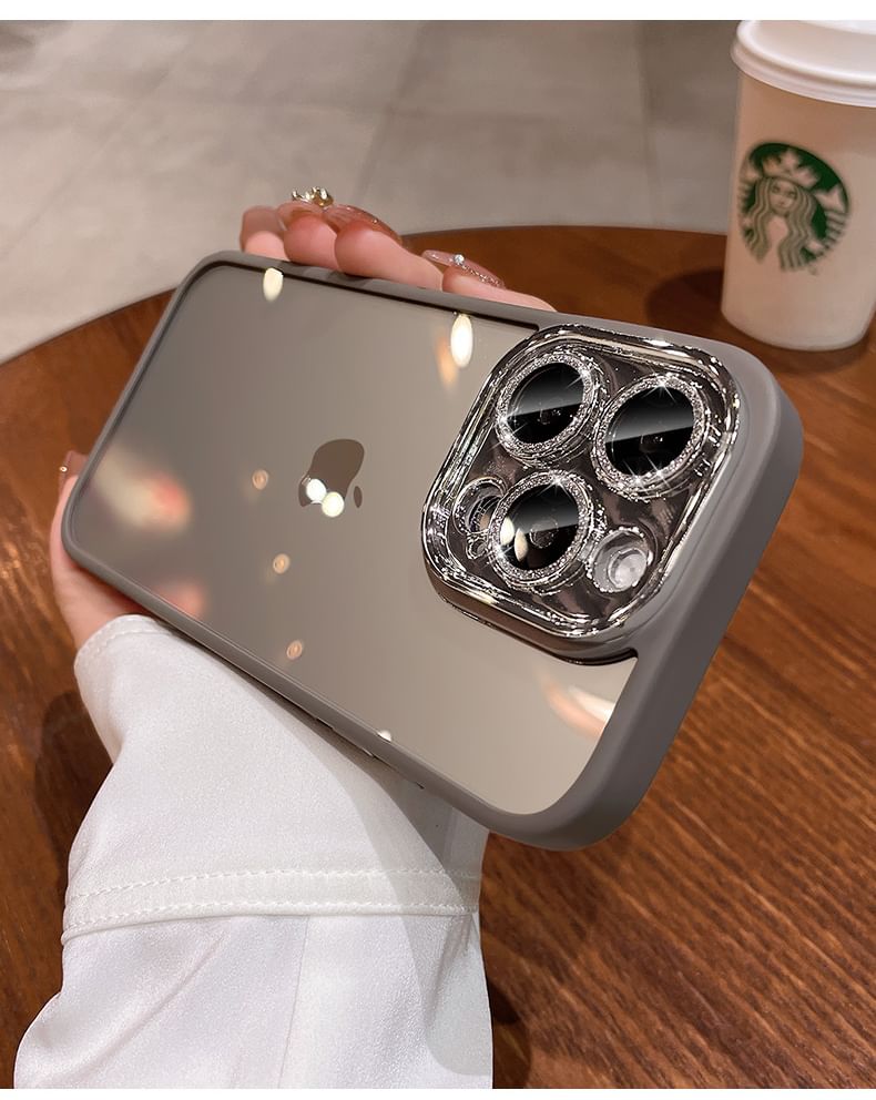 Lens Protection Case Phone Glitter