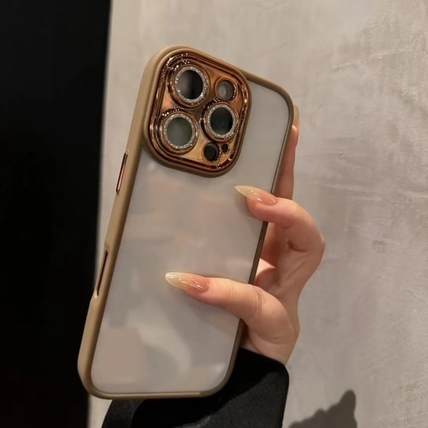 Protection Case Lens Glitter Phone