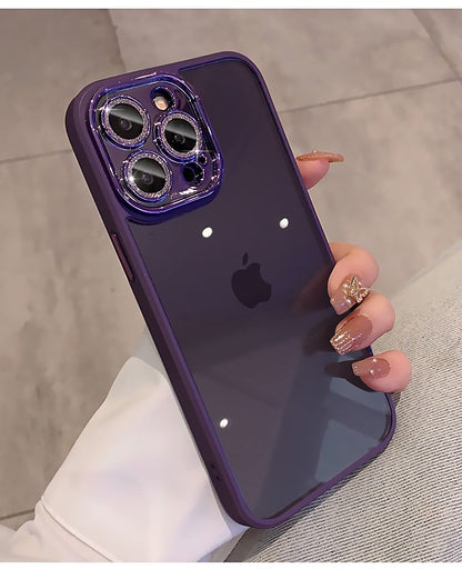 Protection Case Lens Glitter Phone