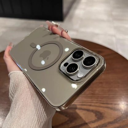 (Compatible with MagSafe) Magnetic Transparent Case Phone