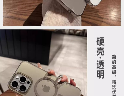 (Compatible with MagSafe) Magnetic Transparent Case Phone