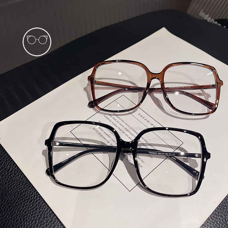Square Oversized Blue Light Blocking Glasses