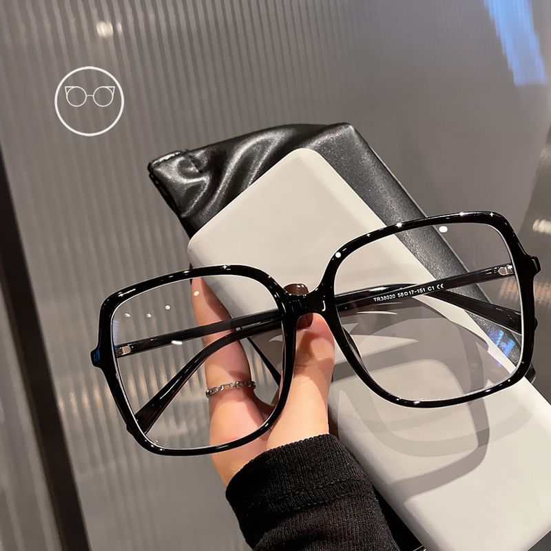Square Oversized Blue Light Blocking Glasses