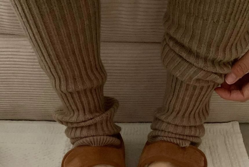 Plain Fleece-Lined Mules