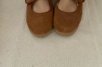 Plain Fleece-Lined Mules