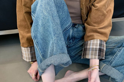 Velvet Lace-Up Shoes