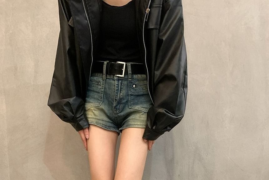 High Heel Leopard Print Pointed Short Boots