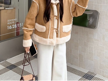 Faux Fur Toggle Jacket