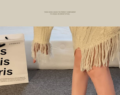 Mules à plateforme avec boucle