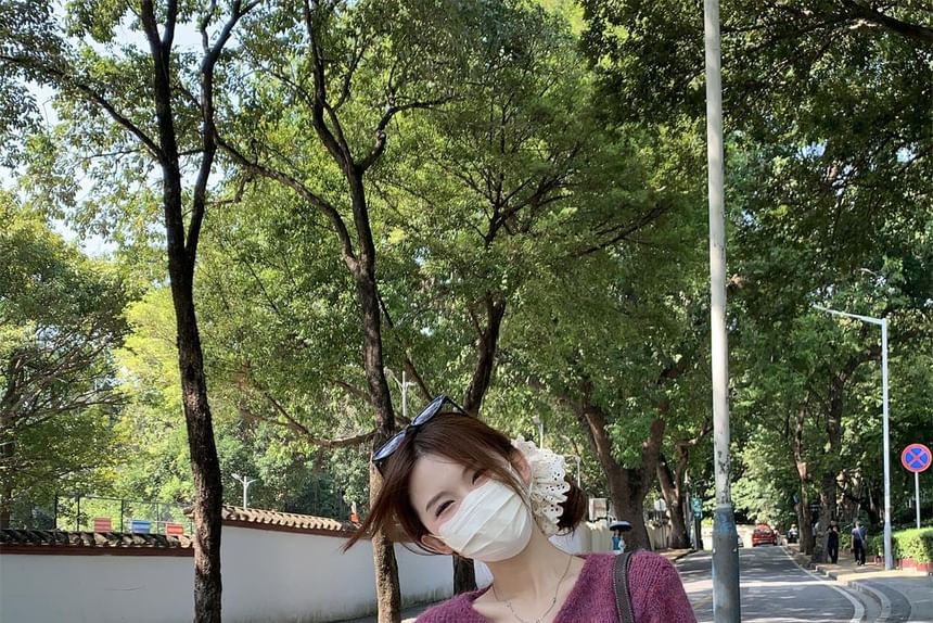 V-Neck Plain Sweater