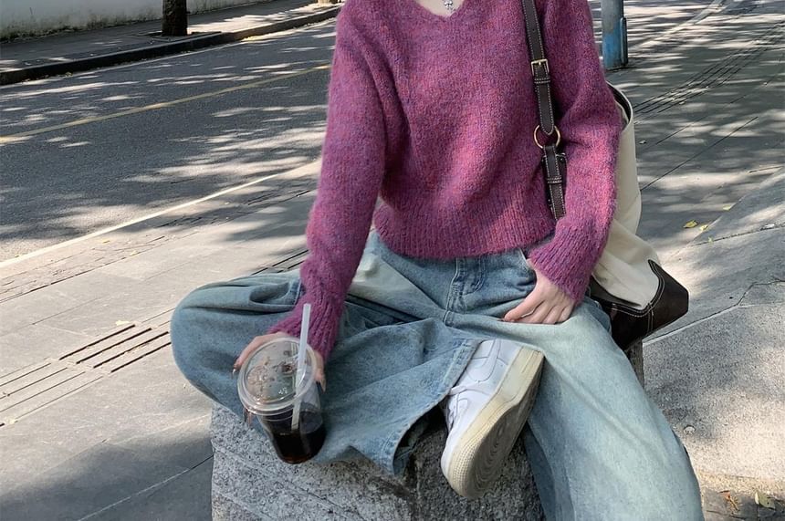 V-Neck Plain Sweater