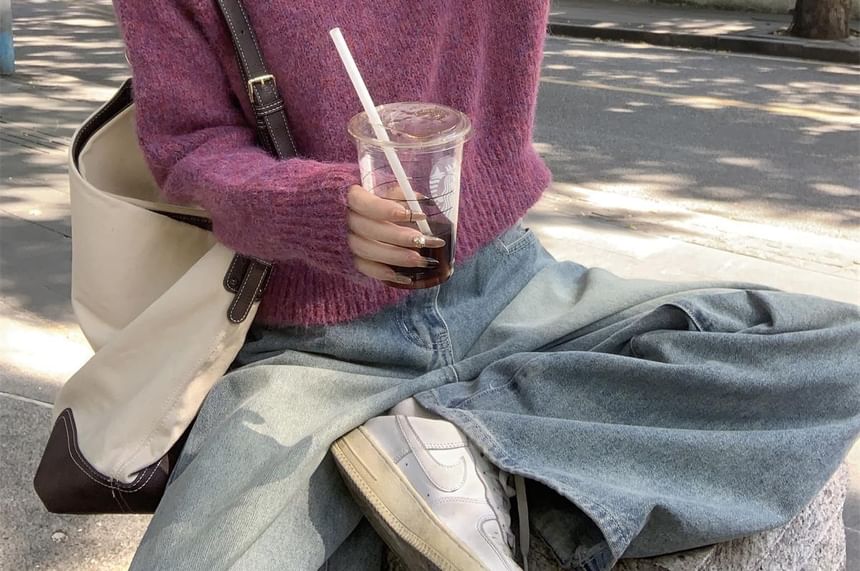 V-Neck Plain Sweater