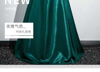 Plain Flower Ruched A-Line Tube Evening Gown