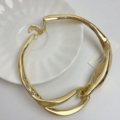 Irregular Asymmetrical Alloy Choker